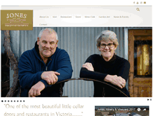 Tablet Screenshot of joneswinery.com.au